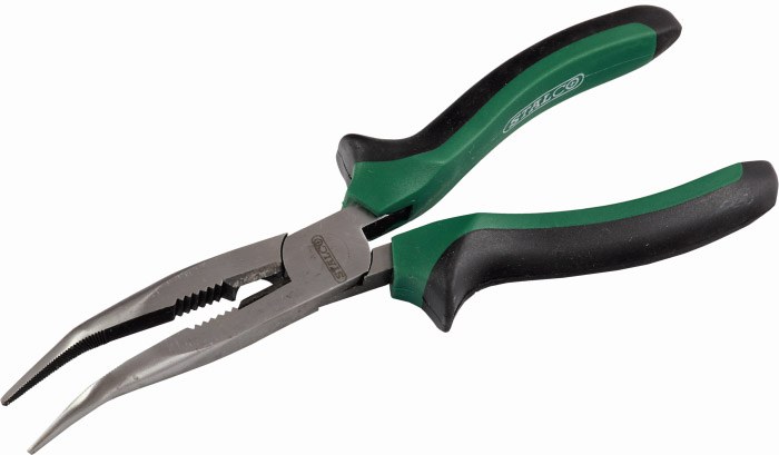 STALCO kleště prodloužené zakřivené 200mm - Nářadí ruční nářadí