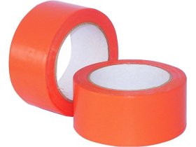 DI páska lepící PVC 50mmx33m UV-odolná oranžová winterfest