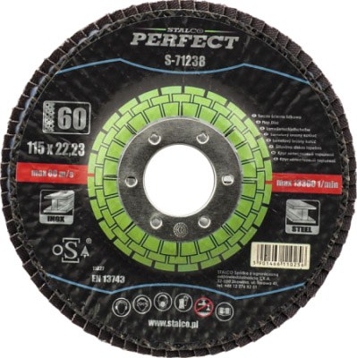 STALCO kotouč brusný skládaný 115 gr. 80 zirkon perfect STALCO kotouč brusný skládaný 115 gr. 80 zirkon perfect - Nářadí ruční nářadí
