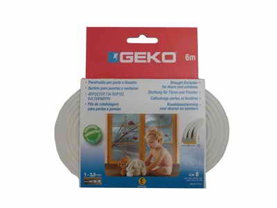 PHT těsnění do oken GEKO samolepící EPDM guma E-profil 9x4mm/6m bílé PHT těsnění do oken GEKO samolepící EPDM guma E-profil 9x4mm/6m bílé - Stavební výplně doplňky pro stavební výplně
