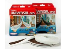 PHT těsnění do oken a dveří GEKO samolepící termoplast D-profil 9x7mm (2x3m) bílé