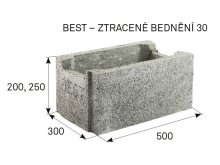 BEST ZTRACENÉ BEDNĚNÍ 30x20x50cm (36)