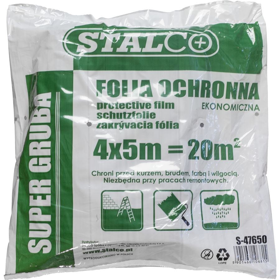 STALCO fólie malířská 4x5m standard(250g) - Nářadí ruční nářadí