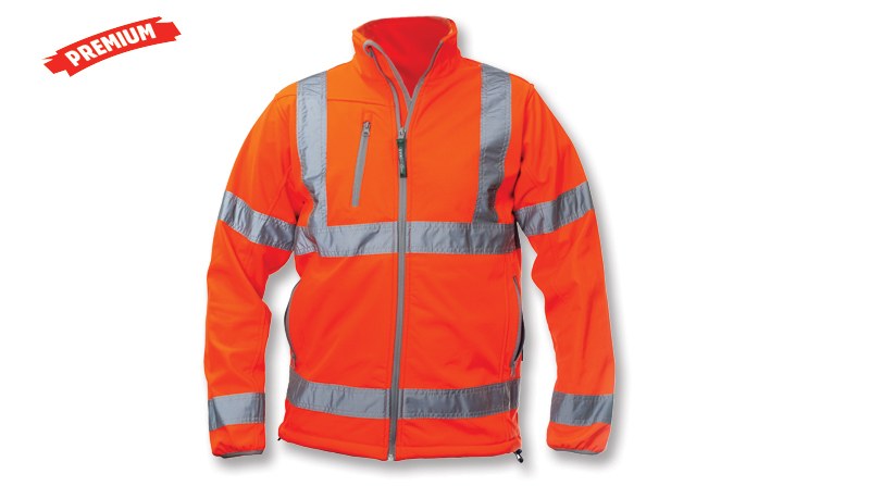 STALCO bunda softshell reflexní Neon oranžová velikost L - Pracovní oděvy a obuv