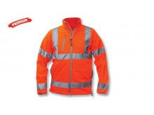 STALCO bunda softshell reflexní Neon oranžová velikost XL