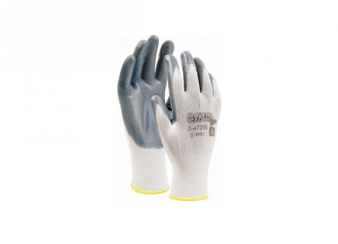 STALCO rukavice poliamidové s nitrylem vel. 8 (12ks/bal) - Ochranné pomůcky