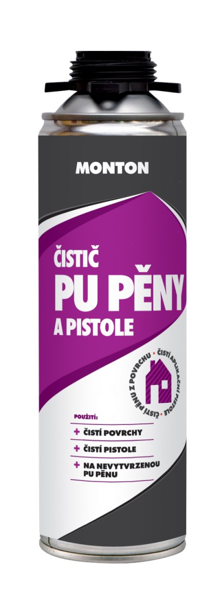 SOUDAL MONTON čistič PU pěny a pistole 500ml - Suché směsi a stavební chemie stavební chemie soudal