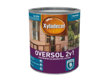 Xyladecor OVERSOL 2v1 nátěr na dřevo bílý krycí 2,5l
