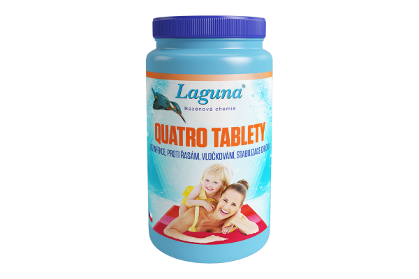 ST Laguna Quatro tablety XXL balení 1,4kg - Zahrady, pletiva bazénové příslušenství