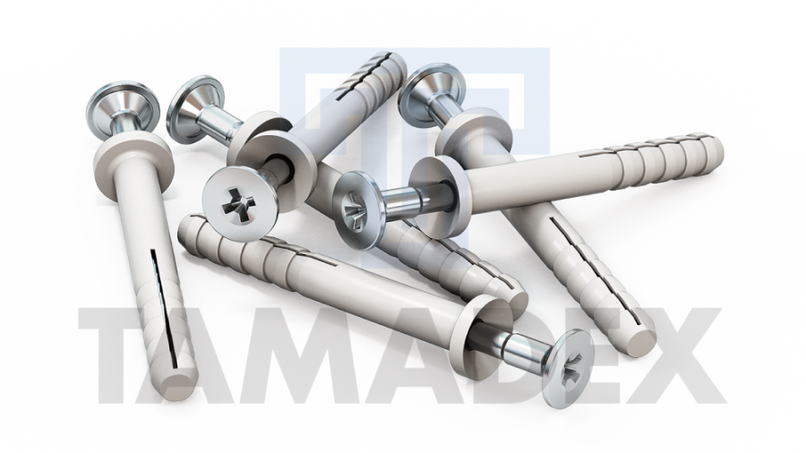 TAMADEX NH 8x 45 natloukací hmoždinka (50) / ks - Suchá výstavba, sádrokarton, dřevo sádrokarton příslušenství na sádrokarton