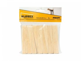 DI klínky montážní dřev.100x25x16-1mm 14ks