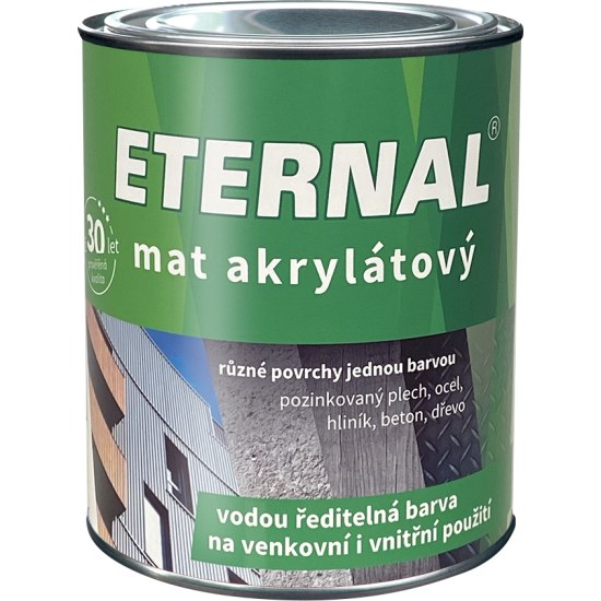 BaL ETERNAL MAT akrylátový 03 středně šedý 0,7kg - Suché směsi a stavební chemie stavební chemie ostatní stavební chemie