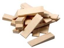 BE klínky montážní WOODY dřevěné 55x20x6-0mm 20ks/balení