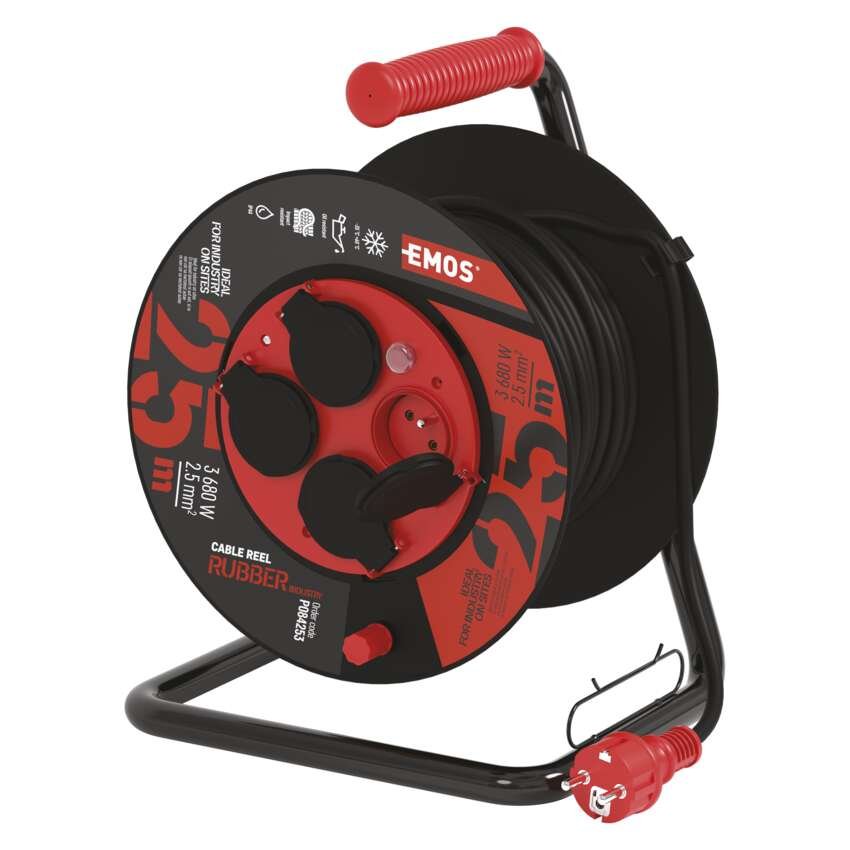 E buben kabel prodlužovací 4Z 25m 2,5mm guma P084253 - Elektro, sanita, topení a&nbsp;voda elektro