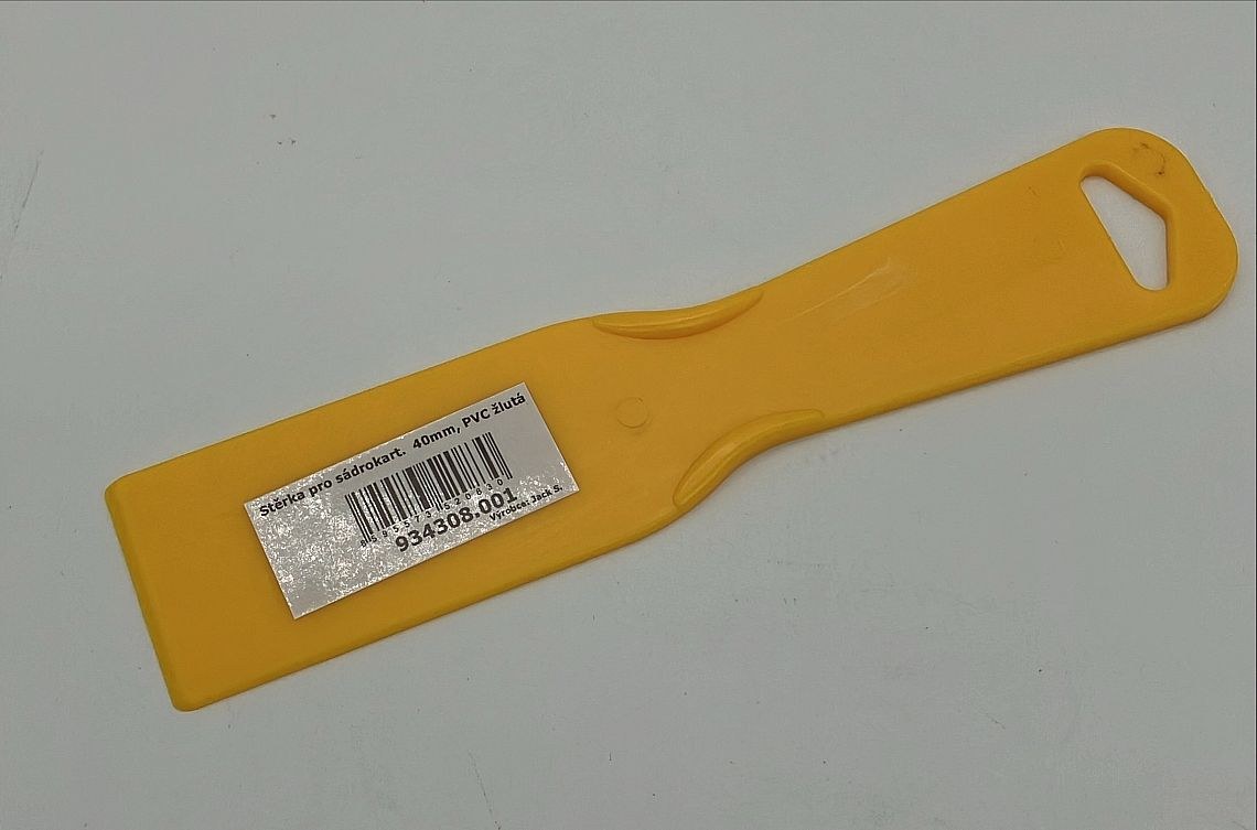 DI stěrka pro sádrokarton 40mm PVC žlutá DI stěrka pro sádrokarton 40mm PVC žlutá - Nářadí ruční nářadí