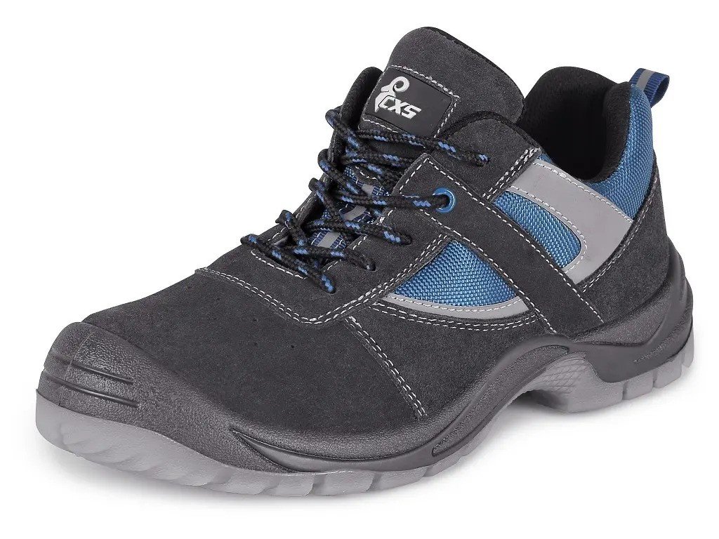 CANIS obuv polobotka CXS DOBRMAN S1 šedo-modrá vel.43 - Pracovní oděvy a&nbsp;obuv