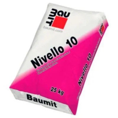 AKCE BAUMIT Nivello 10 samonivelační stěrka 1-15mm 25kg (54) - Suché směsi a stavební chemie cementové a anhydritové potěry