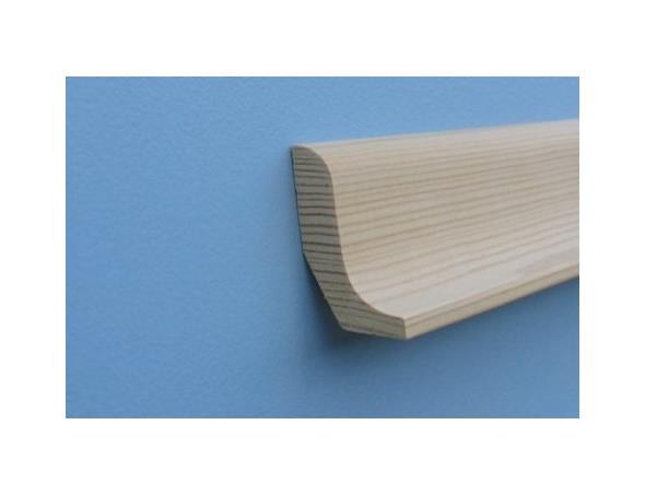 ASKO lišta masiv.jehličnatá podlahová 38x22x2400mm - Vnitřní vybavení lišty dřevěné