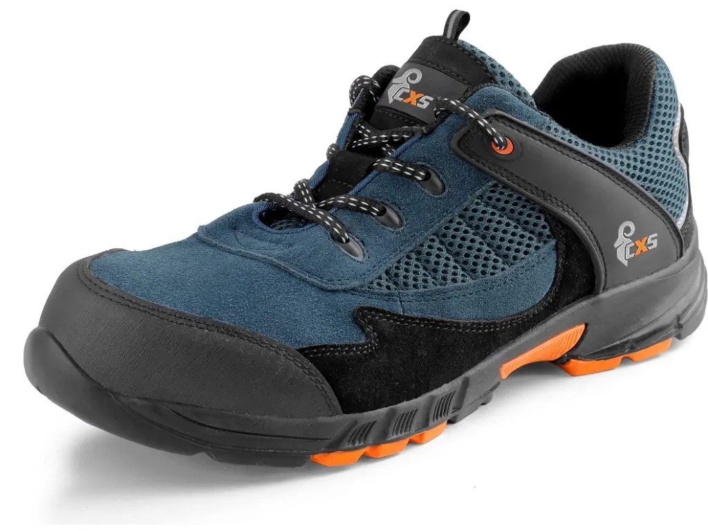CANIS obuv polobotka CXS LAND EIVISSA S1 ocel.špička černo-modrá vel.45 - Pracovní oděvy a&nbsp;obuv