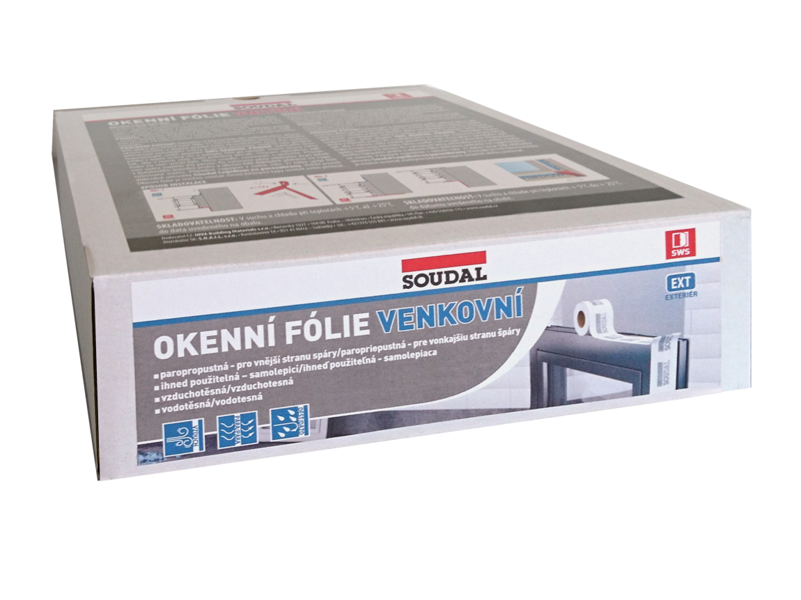 SOUDAL folie okenní venkovní AB 70mm / 25m - Stavební výplně doplňky pro stavební výplně