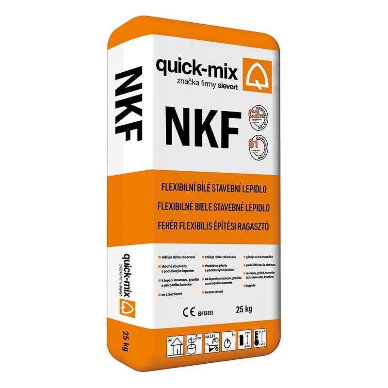 QUICK-MIX BKW / NKF flex.lepidlo bílé 5kg (208) - Suché směsi a stavební chemie lepidla