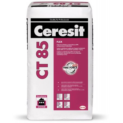 CERESIT CT85 lepicí a stěrkovací malta 25kg (48) - Suché směsi a stavební chemie malty a cementy