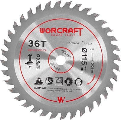 DI kotouč Worcraft 115x9,5cm 36T DI kotouč Worcraft 115x9,5cm 36T - Nářadí ruční nářadí