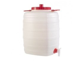 BE barel na vodu s&nbsp;kohoutkem 50l dvě madla