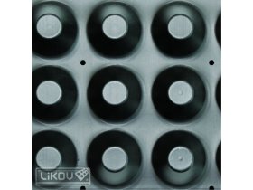 LIKOV nopová folie 800g NOP 20mm s perforací / 2x20m (40m2) 659.10019.01 