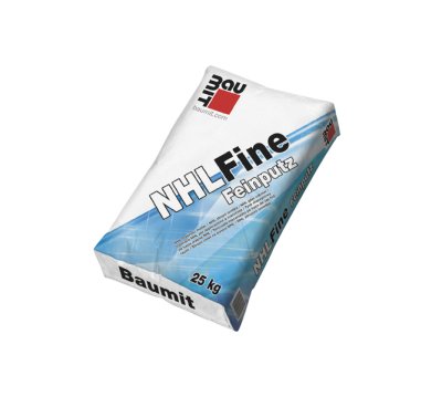 BAUMIT NHL Fine vápená štuková omítka 25kg (56) - Suché směsi a stavební chemie omítky jádrové omítky