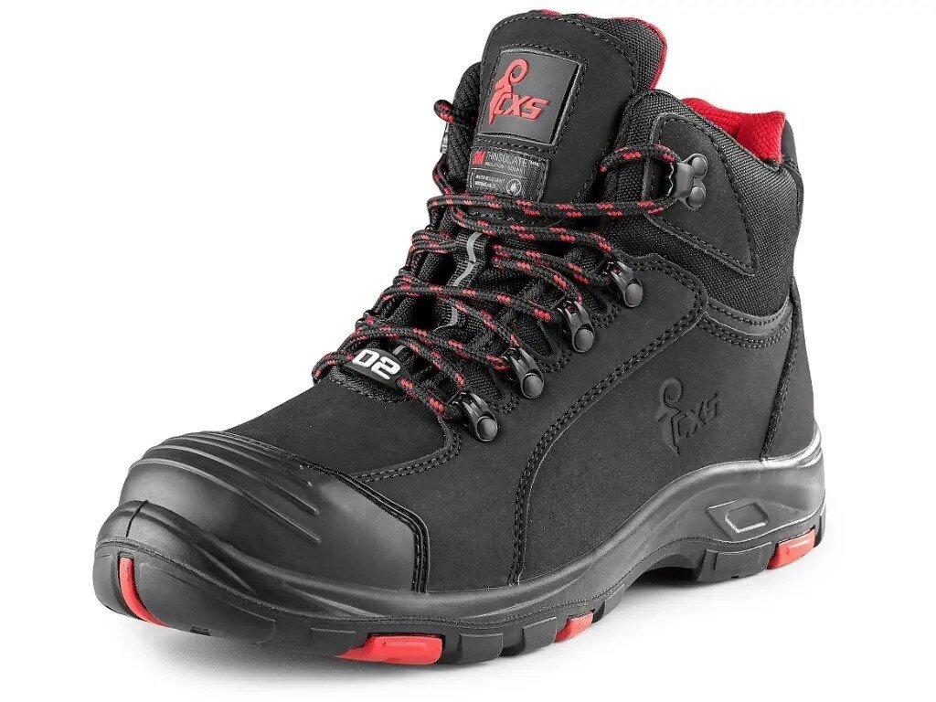 CANIS obuv kotníková CXS ROCK PEPRIT O2 černá vel.47 - Pracovní oděvy a&nbsp;obuv