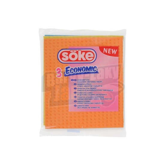 BaL utěrka houbová SOKE (BINGO) 3ks - Drogerie