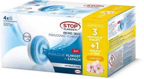 CERESIT Stop vlhkosti AERO 360° triopack 4x450g - Drogerie