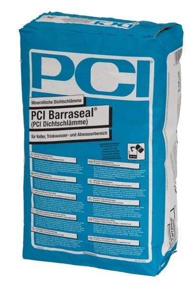 PCI Barraseal cementová hydroizolační hmota 25kg (42) - Suché směsi a stavební chemie hydroizolační stěrky a nátěry