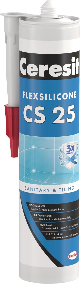 CERESIT CS25 sanitární silikon 280ml 60 balibrown CERESIT CS25 sanitární silikon 280ml 60 balibrown