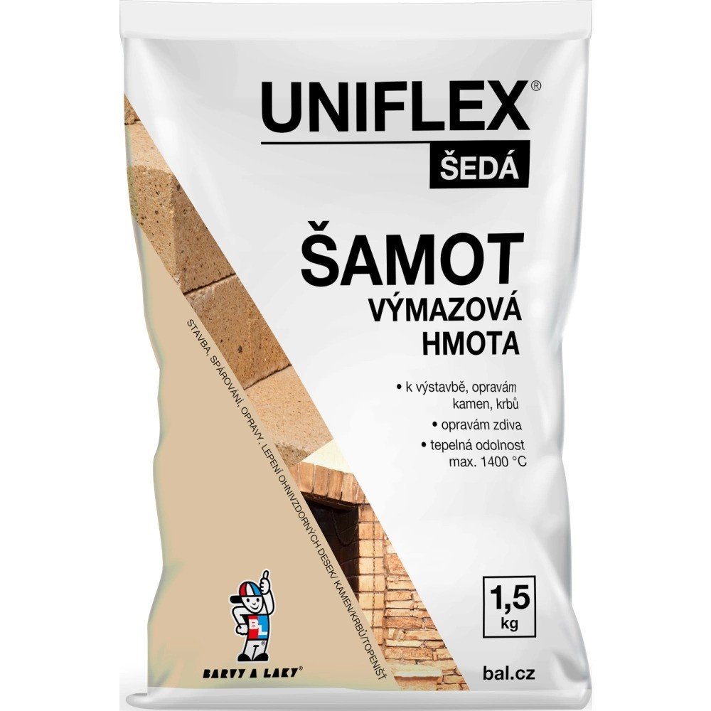 BaL Uniflex šamotová výmazová hmota 1,5kg - Suché směsi a&nbsp;stavební chemie stavební chemie bal