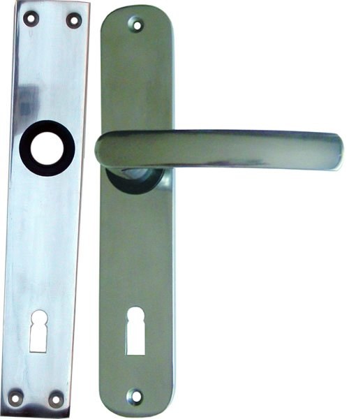 BE štít dveřní AL 90mm klíč 26084 - Stavební výplně doplňky pro stavební výplně