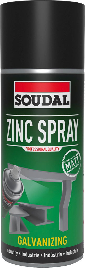 SOUDAL Zinc spray 400ml - Suché směsi a stavební chemie stavební chemie soudal