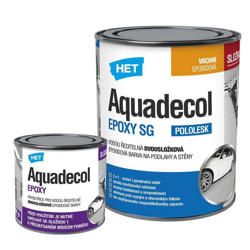 PZT Aquadecol Epoxy SG barva na podlahy a&nbsp;stěny RAL7047 telešedá 3,75kg - Suché směsi a&nbsp;stavební chemie stavební chemie ostatní stavební chemie