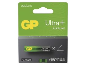 E baterie alkalická GP Ultra Plus AAA LR3 4BL B03114