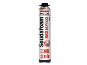 SOUDAL Soudafoam Gun MAXI Express rychletuhnoucí nízkoexpanzní pěna 820ml (12)