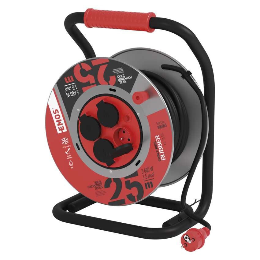 E buben kabel prodlužovací 4Z 25m 1,5mm guma P084255 - Elektro, sanita, topení a&nbsp;voda elektro