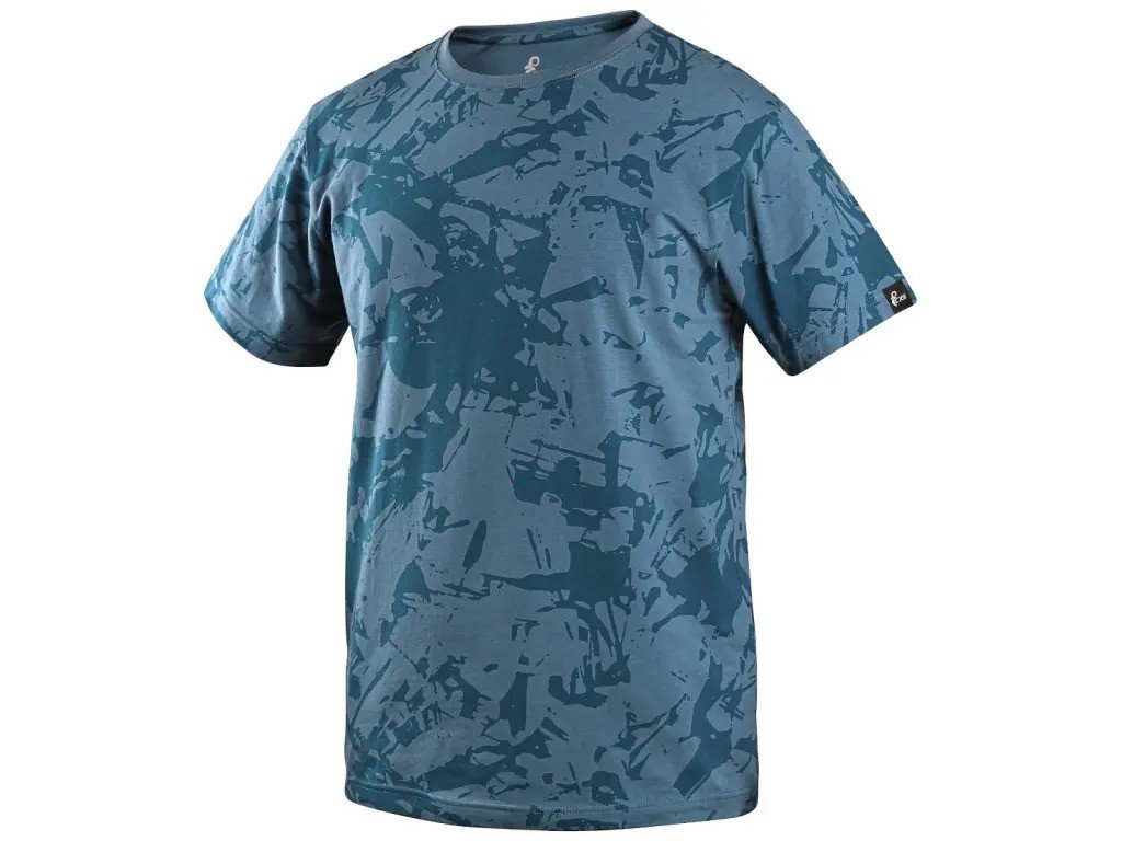 CANIS tričko CXS MERLIN krátký rukáv petrol vel.L - Pracovní oděvy a&nbsp;obuv