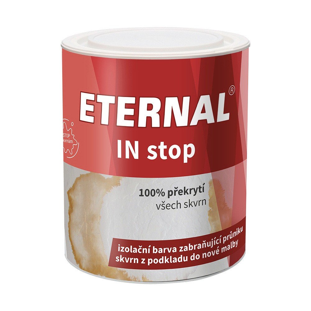 BaL ETERNAL IN stop malířská izolační barva na skvrny 1kg bílá - Malířské potřeby malířské barvy