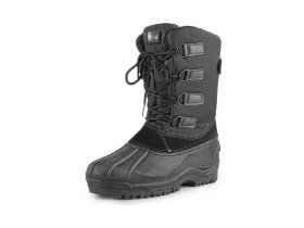 CANIS obuv poloholeňová CXS WINTER FROST zimní černá vel.43