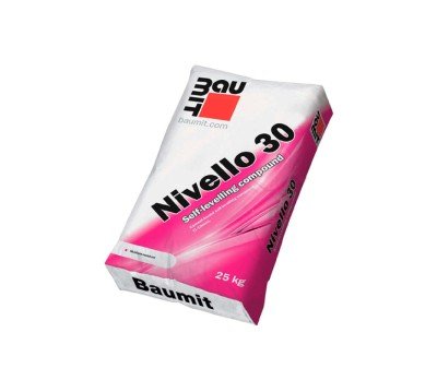 BAUMIT Nivello 30 samonivelační stěrka 2-30mm 25kg (54) - Suché směsi a stavební chemie cementové a anhydritové potěry