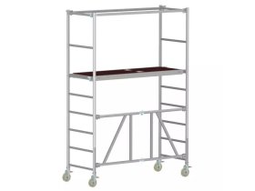 BE lešení pojízdné interiérové ALUFIX80 s&nbsp;nástavcem