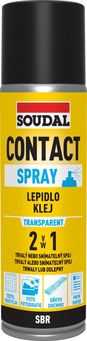 SOUDAL Contact spray kontaktní sprej 400ml SOUDAL Contact spray kontaktní sprej 400ml