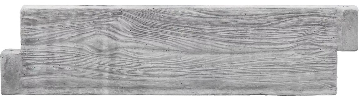 BEVES deska betonová dřevo - záhon 200x25x5cm šedá - Betonové prvky zděné ploty