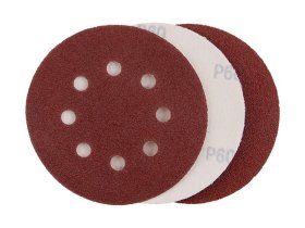 LE papír brusný výsek SZ P 60/125 8 otvorů (3ks)